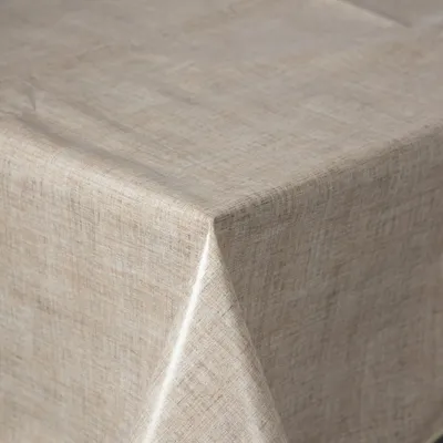 Produktbild von Tischdecke Wachstuch abwischbar Wachstuch abwischbar Gartentischdecke Beige - 130x260