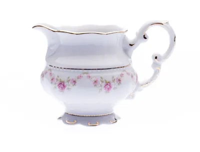 Image de Pot à lait, porcelaine tchèque, rosettes, 250 ml, Leander