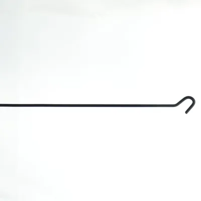 Produktbild von GASPER Metallhaken Schwarz als Verlängerung 60 cm - Metall