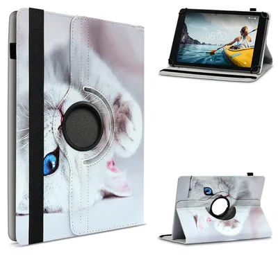 Produktbild von Tablet Hülle für Vale V11E LTE-4128 Tasche Schutzhülle Case 360° Drehbar CoverFarbe 360 Uni:Motiv 10