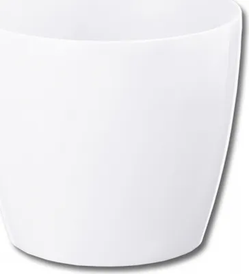 Zdjęcie produktu dla LAMELA spolka z organiczona odpowiedzią. MAGNOLIA osłonka na doniczkę - biała Ø 30 cm 27 cm