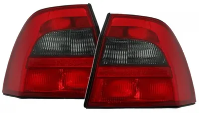 Für Opel Vectra B Limo 99-03 Facelift Rückleuchten Rot / Schwarz LINKS + RECHTS in der Farbe Rot von AD TUNING GmbH & Co. KG