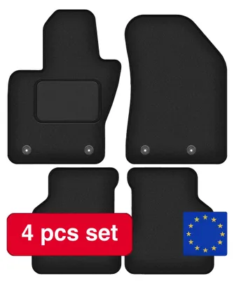 Immagine prodotto di Tappetini, fibre sintetiche, design antiscivolo, nero