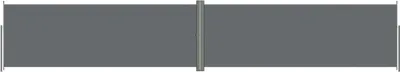 Immagine prodotto di vidaXL Tenda laterale estensibile antracite 180x1000 cm