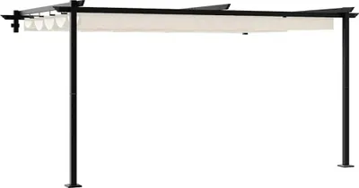Obrázek produktu pro vidaXL Altán 400 x 300 x 200 cm, krémová barva, polyester