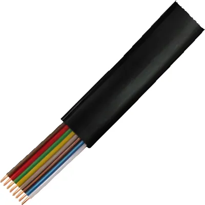 Immagine prodotto di Cavo telefonico LogiLink piatto 8 fili nero 100 m