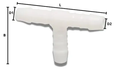 Immagine prodotto di Raccordo a T in plastica 25 mm