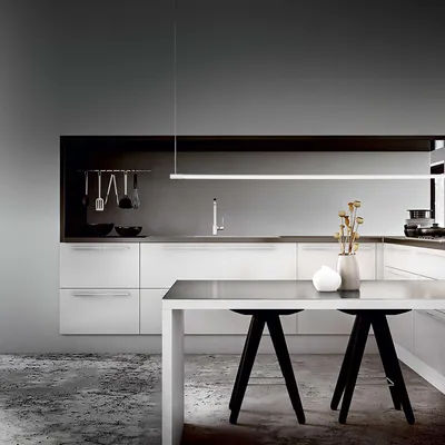Produktbild von Aufhängung Industrial-Minimal Yoko Aluminium-Kunststoff Weiß Led 16W 3000K