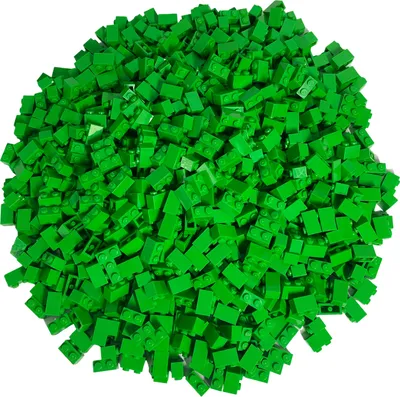 Immagine prodotto di Mattoncini LEGO® 1x2 Verde - 3004 NUOVO! Quantità 100x