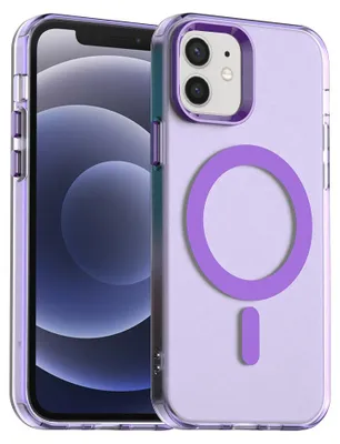 Obrázek produktu pro Techsuit – CandyCase MagSafe obal na iPhone 12 / iPhone 12 Pro – fialový
