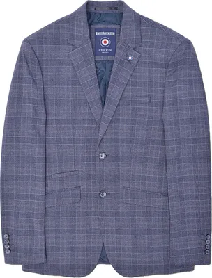 Image de Lambretta - Blazer "Bradley" pour homme LB248 (116,84 cm) (Ardoise)