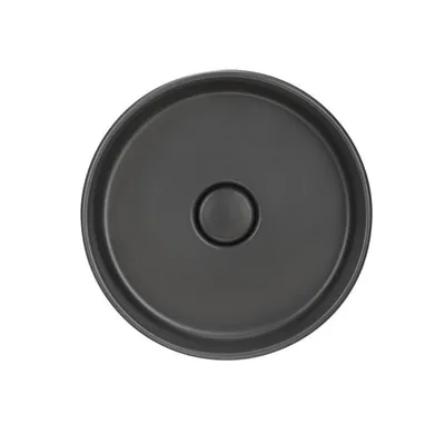 Produktbild von systemceram Aufsatzwaschbecken PATERA 40 - SCHIEFER - mit keramischer Abdeckung / Spüle / Becken