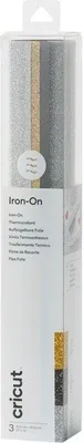 Produktbild von Cricut | Iron On Glitter Bügelfolie Standardfarben