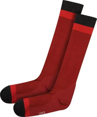 Produktbild von Lenz Merino Compression 1 Lange Socken Rot EU 35-38 Mann Rot EU 35-38
