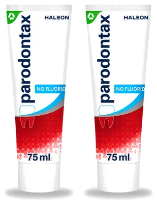 Immagine prodotto di 2 confezioni di dentifricio Parodontax senza fluoro - 75 ml ciascuna - confezione - 2 pezzi