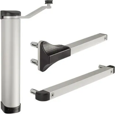 Obrázok produktu pre Hydraulický zatvárač dverí LOCINOX (LION-ZILV) strieborný