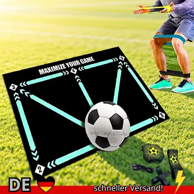 Produktbild von 90 Cm Fußball-Trainingsmatte Langlebig Rutschfest Faltbar für Kinder und