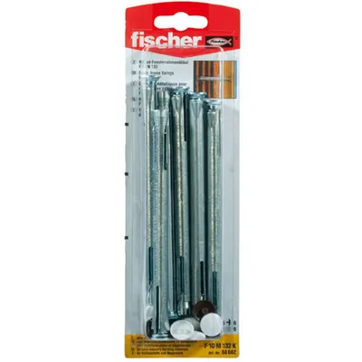 Produktbild von 6er Blister Fensterrahmendübel Fischer F 10 M 132 K 88682