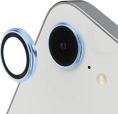 Produktbild von TUNIQ iPhone 16e Lens protector - Tempered glass - Blue