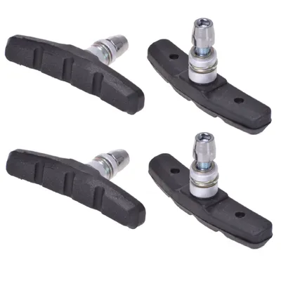 Produktbild von 4x Fahrrad Bremsbeläge 70x13x15 Bremsklötze für V-Brakes zentrierte Bremsschuhe