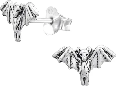 Produktbild von Ohrringe Ohrstecker 925 Sterling Silber mit Flughund