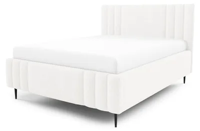 Productafbeelding van Gestoffeerd bed met opbergruimte Falda Ochtendnevel 140 × 200 cm