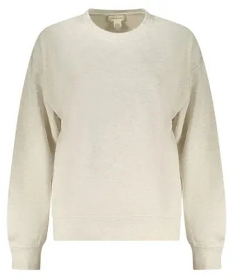 Produktbild von Damen Pullover Grau Langarm: Stylisches Sweatshirt mit Logo-Stickerei