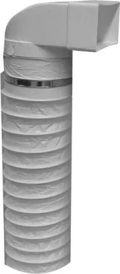 Produktbild von UPMANN Umlenkstück mit PVC-SchlauchDN 150, weiß - 66919
