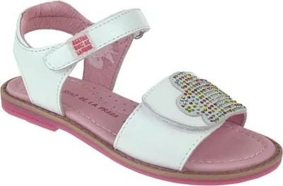 Produktbild von AGATHA RUIZ DE LA PRADA Leder Sandale weiss EUR 24