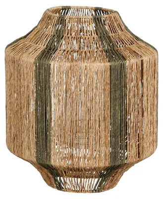 Produktbild von Mica Decorations Liliano Laterne - H36 x Ø30 cm - Jute - Dunkelgrün
