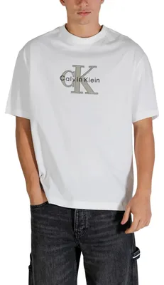 Produktbild von Calvin Klein Jeans Herren T-Shirt Weiß 497379 : Größe - L Größe: L