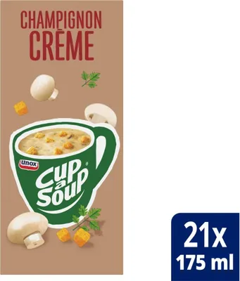 Produktbild von Unox Cup-a-Soup Pilzcreme 21 x 175 ml