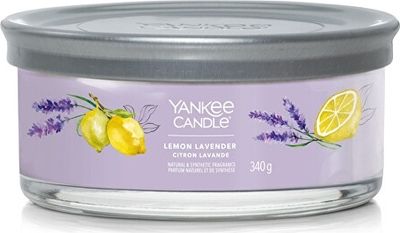 Yankee Candle vonná svíčka Signature Tumbler 5 knotů Lemon Lavender 340g