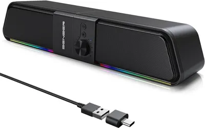 Productafbeelding van PC-luidspreker, USB Gaming Soundbar-luidspreker voor monitor