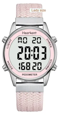Produktbild von Hearkent Armbanduhr mit Schrittzähler für Damen, nicht verbunden, ohne App und A