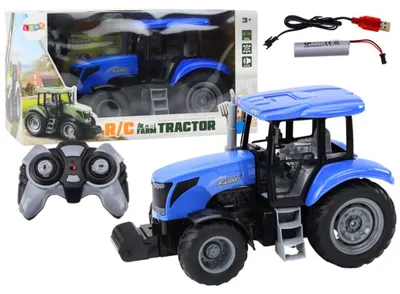 Produktbild von Leantoys Traktor Zdalnie Sterowany RC 2.4G D?wi?ki Niebieski