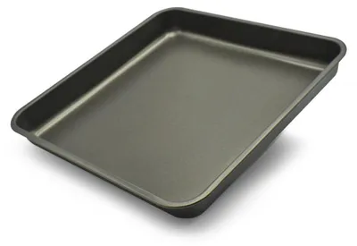 Image de Plaque de cuisson en aluminium avec revêtement antiadhésif, dimensions 35 x 35 cm