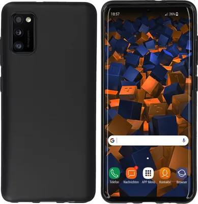 Produktbild von mumbi Hülle kompatibel mit Samsung Galaxy A41 Handy Case Handyhülle, schwarz