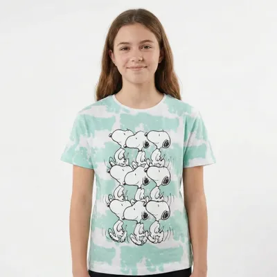 Produktbild von Snoopy Jugend Mädchen T-Shirt – Grün / 146
