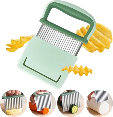 Image de Couteau de cuisine - Acier inoxydable - Lavable au lave-vaisselle - Vert