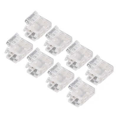 Obrázek produktu pro Konektory LED světelných pásů ve tvaru písmene L, konektory LED adaptérů ve tvaru písmene L, konektory LED světelných pásů bez pájky, 4kolíkové konektory LED pásů ve tvaru písmene L, konektory LED pásů Cob, konektory LED adaptérů