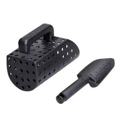 Obrázok produktu pre Sada naberačky na piesok na vyhľadávanie kovov Prenosná ergonomicky robustná plastová naberačka na piesok a lopatka z ABS plastu na hľadanie pokladov