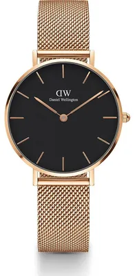 Image de Montre pour femme Daniel Wellington DW00100161, boîtier en acier inoxydable, bracelet en métal