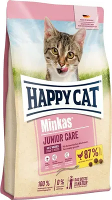 Immagine prodotto di HappyCat 10kg Minkas Junior Care Pollo