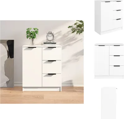 Produktbild von vidaXL Sideboard Weiß 60x30x70 cm Holzwerkstoff -  Sideboards