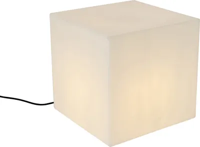 Produktbild von Moderne Außenleuchte Weiß 38 cm Quadratisch IP44 Nura