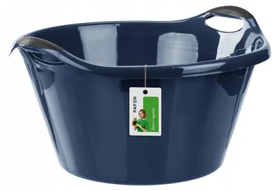Produktbild von Pafen Runde Wäschetonne 25L mit Griffen Blau