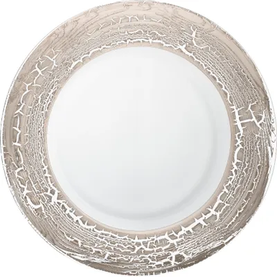 Zdjęcie produktu dla Eisch Vorteilset 2 Stück Teller 516/32cm platin im Geschenkkarton GOLDLEAF 77651632 und Geschenk + Spende