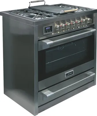 Kaiser HGE 93505 Gas Elektro Standherd 90cm/ Range Cooker/ 115L / Herd mit Gas Kochfeld/ 4,5 Kw WOK/Elektro Backofen /8 Funktionen/Selbstreinigung/Drehspieß/Erdgas/Flüssiggas/NEUHEIT 2019