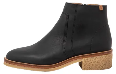 Produktbild von El Naturalista Stiefeletten mit Absatz Damen N5943 WAX NAPPA BLACK / IRATI Farbe Schwarz